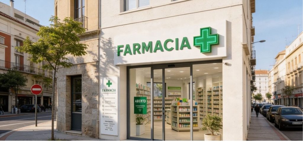 Exterior de farmacia