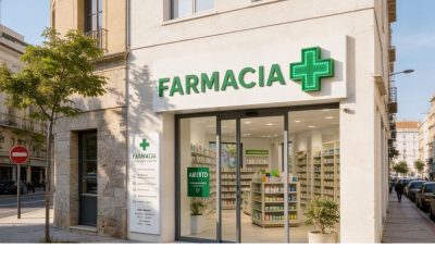 Exterior de farmacia