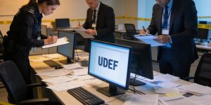 La UEDEF inspeccionando una oficina