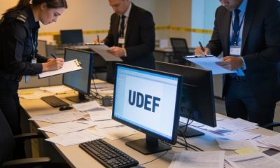 La UEDEF inspeccionando una oficina
