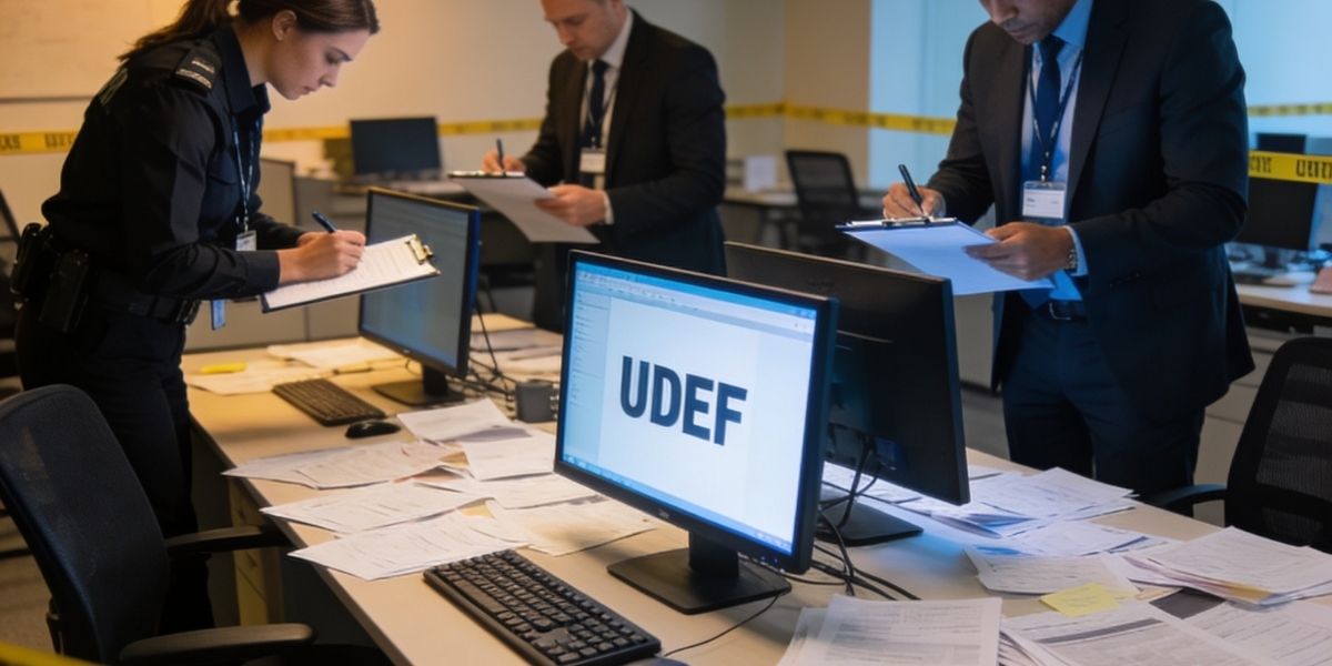 La UEDEF inspeccionando una oficina