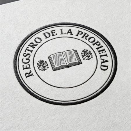 Sello Registro de la Propiedad