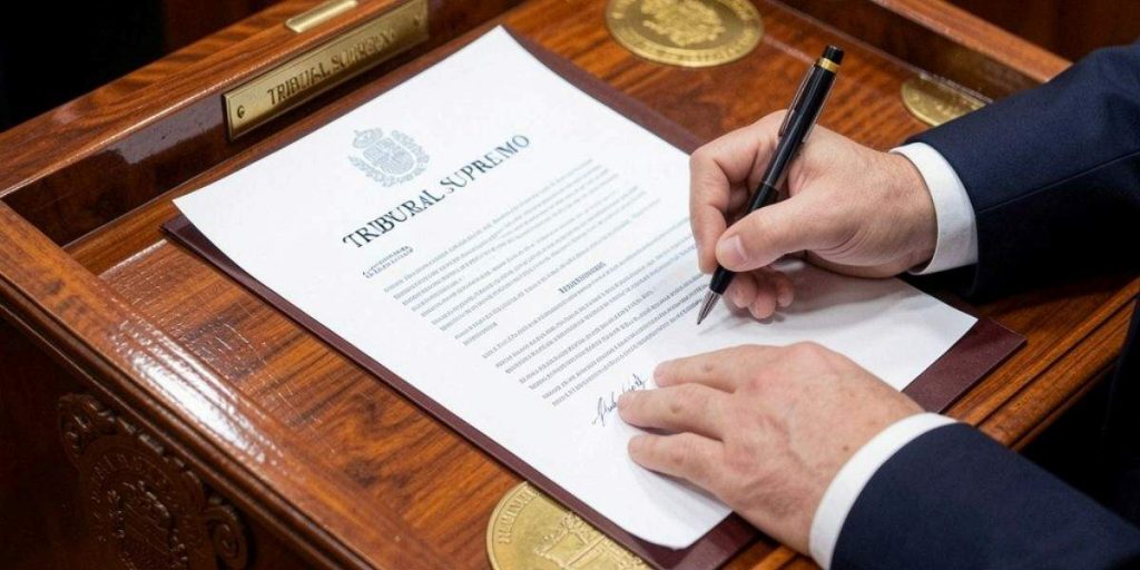 Documento con texto "Tribunal Supremo"