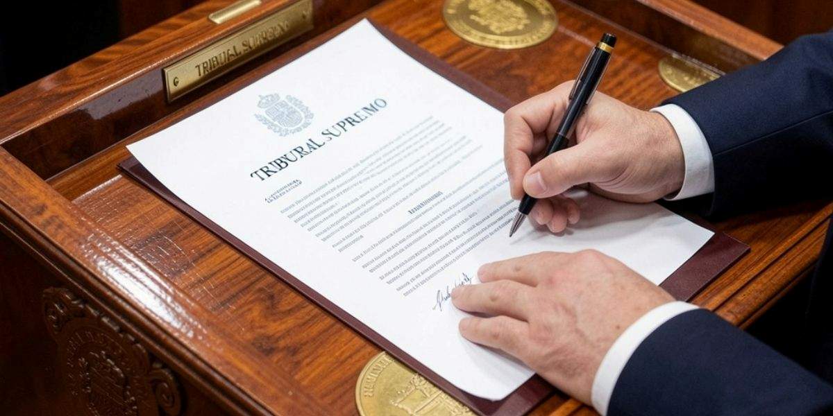Documento con texto "Tribunal Supremo"