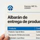 Albarán de entrega
