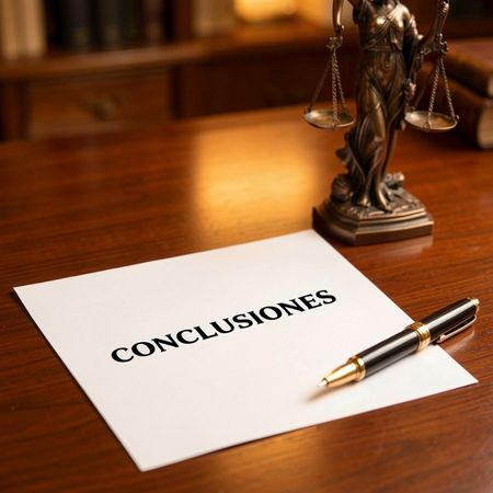 Papel con el título "Conclusiones"