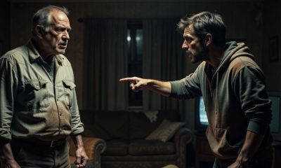 Un padre y un hijo discutiendo