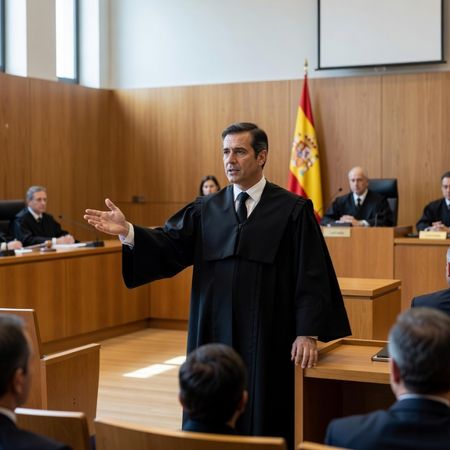 Abogado en un Tribunal