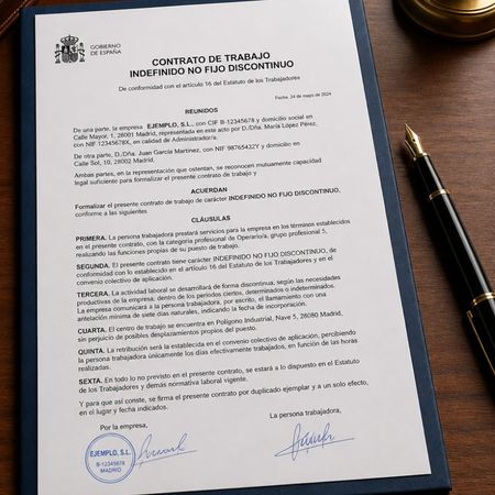 Contrato indefinido no fijo discontinuo