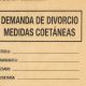 Expediente de divorcio y medidas coetáneas