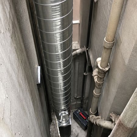 Tubo de extracción de humos