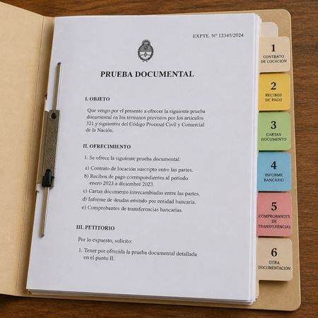 Dossier de prueba documental