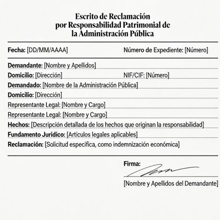 Escrito de reclamación