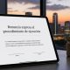 Escrito de renuncia en una tablet