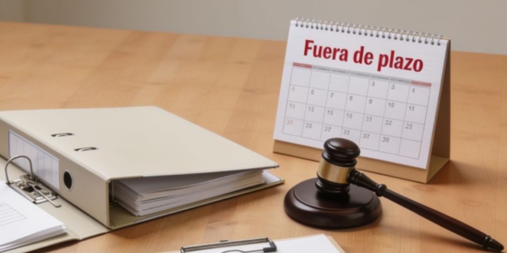 Calendario con fuera de plazo