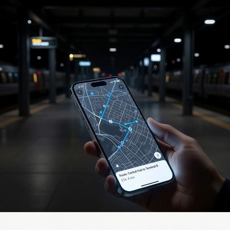 APP de geolocalización en un móvil