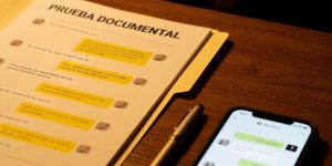 Documento con conversación de Whatsapp