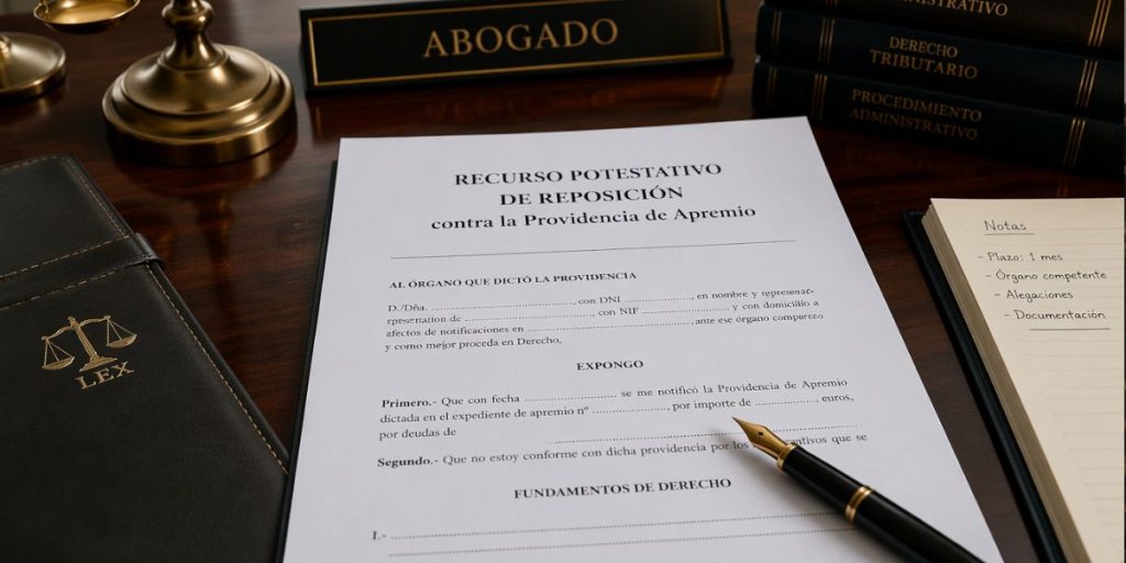 Documento de recurso Potestativo de Reposición
