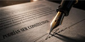 Sentencia con texto "Podrían ser constitutivos"