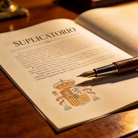 Escrito titulado "Suplicatorio"