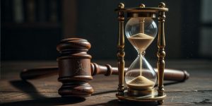 Mazo y reloj de arena