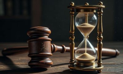 Mazo y reloj de arena