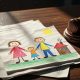 Dibujo de un niño sobre la familia