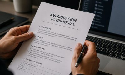 Escrito de averiguación patrimonial