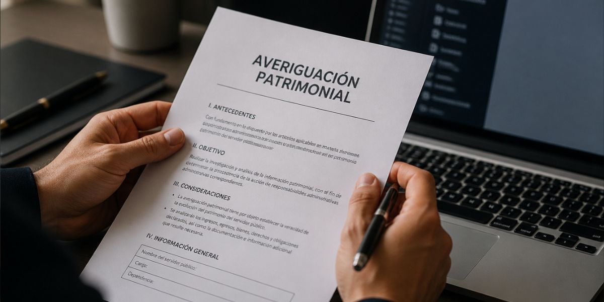 Escrito de averiguación patrimonial