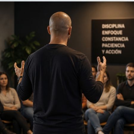 Persona dando consejos