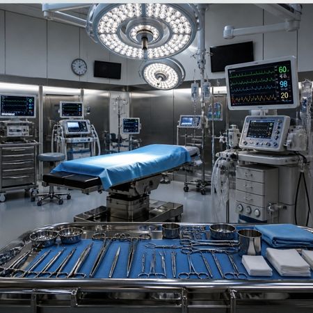 Quirófano y material sanitario