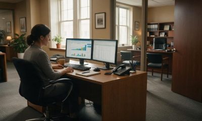 Administrativa en su despacho