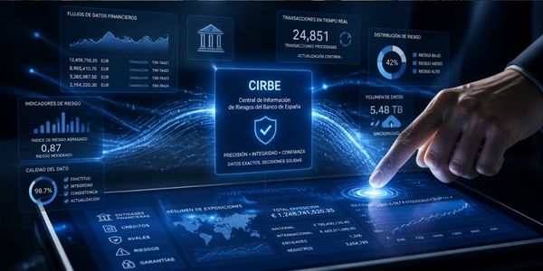 CIRBE en una pantalla de ordenador