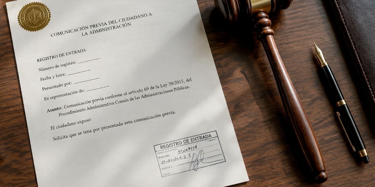 Documento de comunicación previa