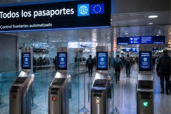 Control de pasaportes aeropuerto