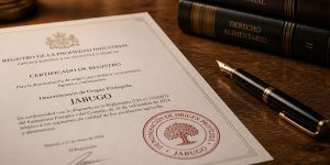 Certificado de denominación de origen 'Jabugo'
