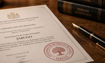 Certificado de denominación de origen 'Jabugo'