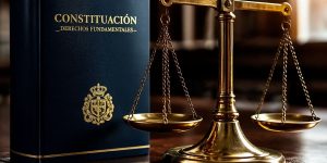 La Constitución y la balanza de la justicia