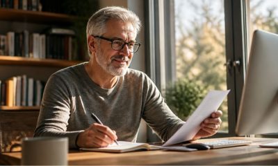 Persona en edad de jubilación en activo