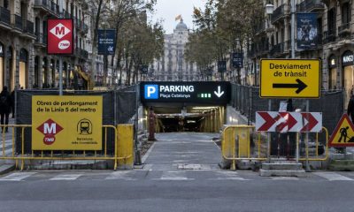Obras públicas y entrada de parking