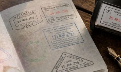 Sellos de entrada en el pasaporte