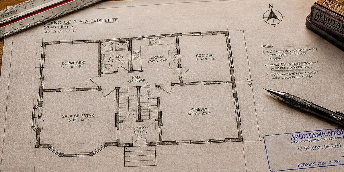 Planos de un inmueble