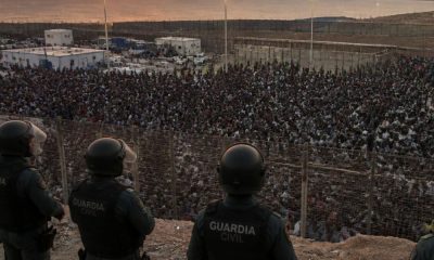 Policías en la frontera