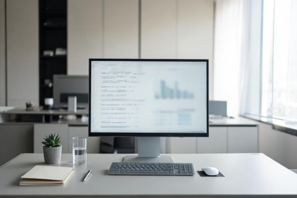Entorno tecnológico corporativo que representa una auditoría informática interna.