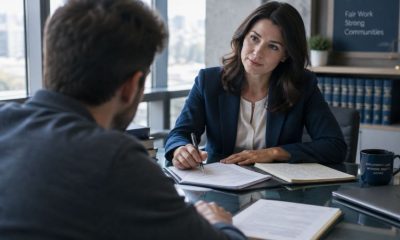 Abogada y cliente derecho laboral