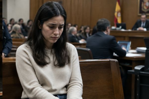 Acusada en el banquillo
