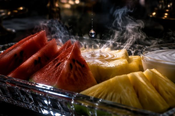 Fruta contaminada