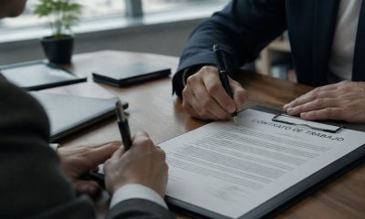 Firma de contrato de trabajo