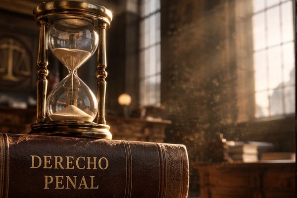 Reloj de arena en sala de vistas