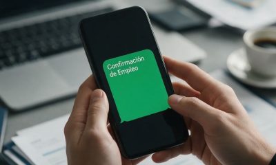 Recepción de mensaje de confirmación de empleo